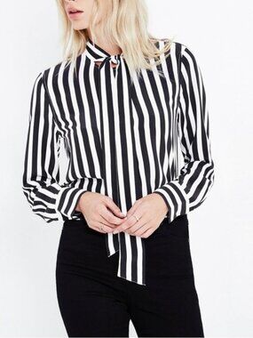 AG 100% Silk Arley Shirt Blouse